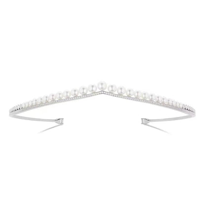 SM-083424 Pearl Crown Tiara
