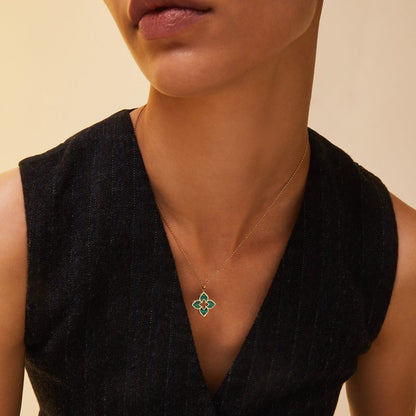 LBT-ARV777CL3190光金飞镖四叶草吊坠20mm