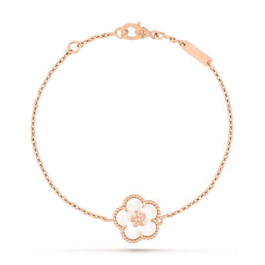 VCARP9V900 14mm five-leaf clover bead bead edge plum blossom bracelet