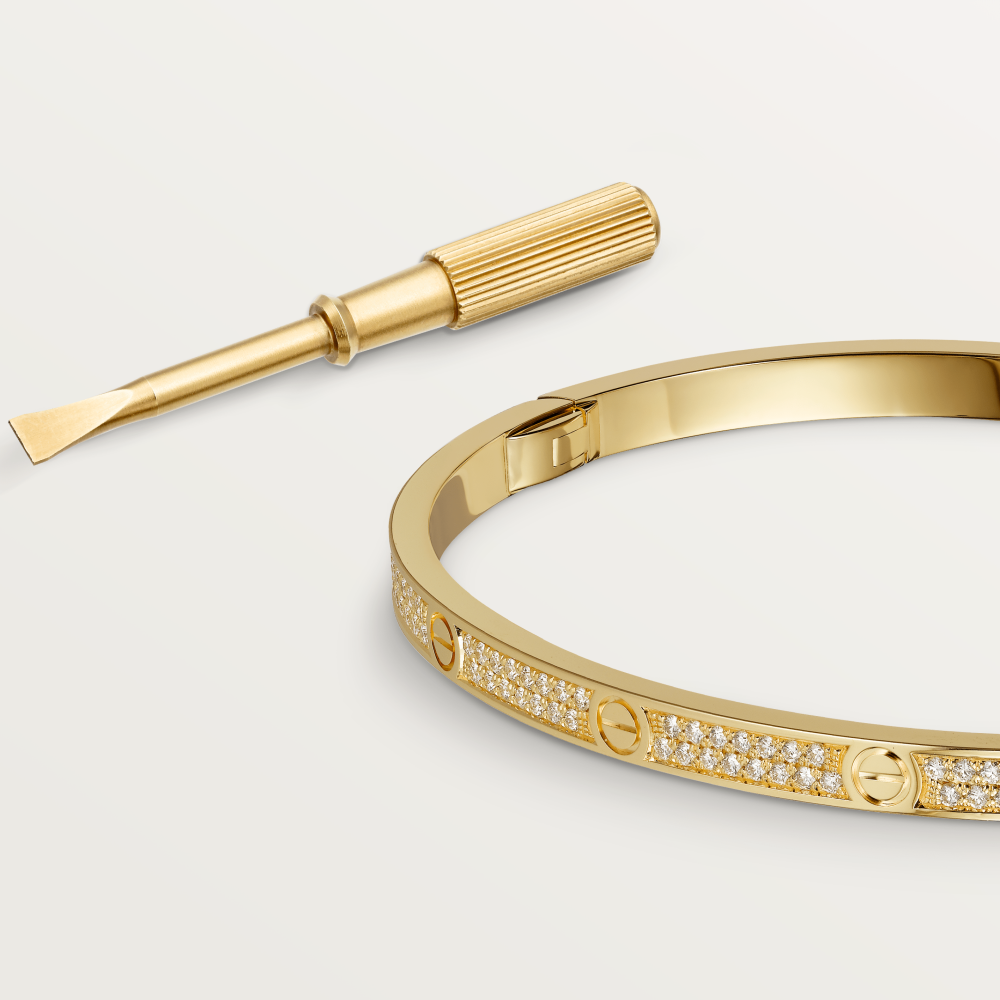 KDY-N6710617 screw narrow version full diamond bracelet