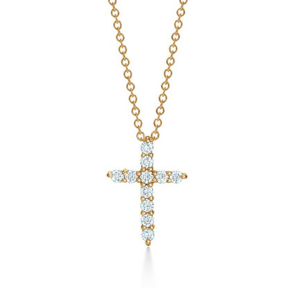 TIF-67124766 mini cross chain pendant necklace