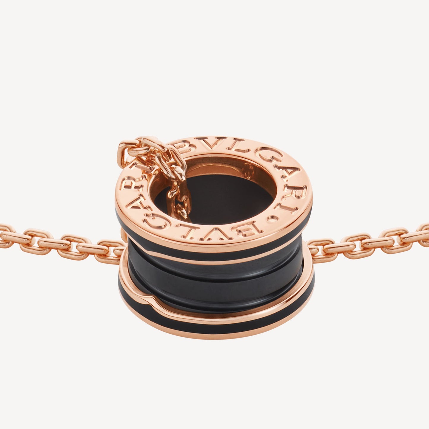 BGL-358050 Baogai black ceramic black edge pendant necklace