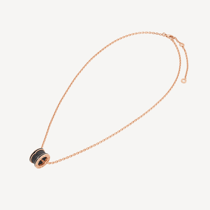 BGL-358050 Baogai black ceramic black edge pendant necklace