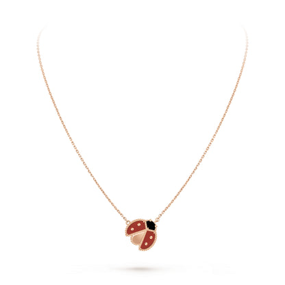 VCARP9X000 ladybug tether pendant necklace