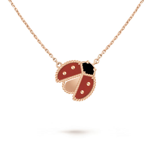 VCARP9X000 ladybug tether pendant necklace