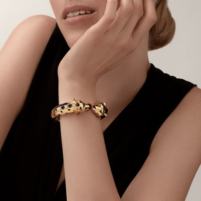 KDY-H6040215 Tiger Horse Head Double Head Open Bracelet