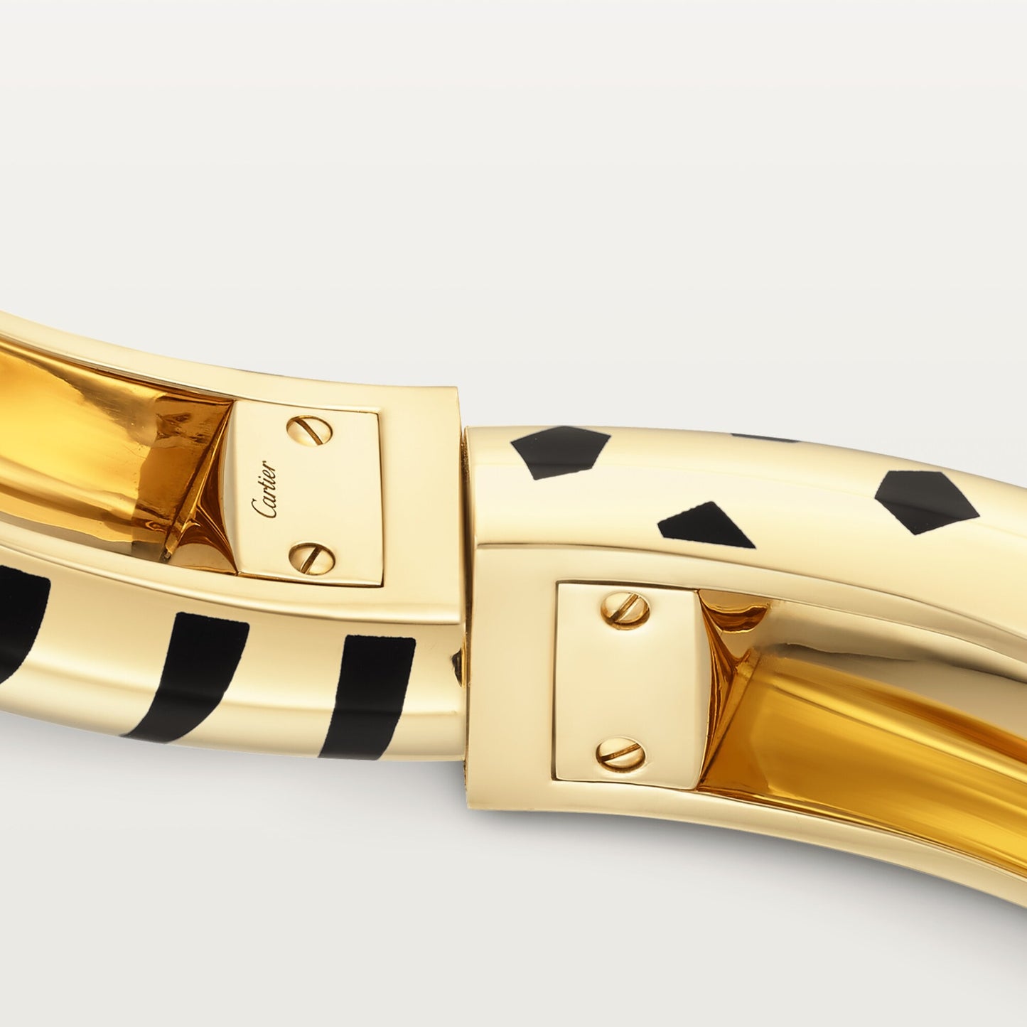 KDY-H6040215 Tiger Horse Head Double Head Open Bracelet