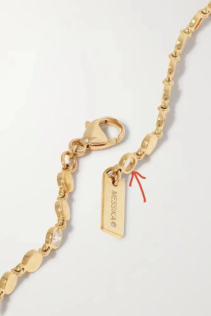MSK-12350 small blister encrusted small round cake bracelet