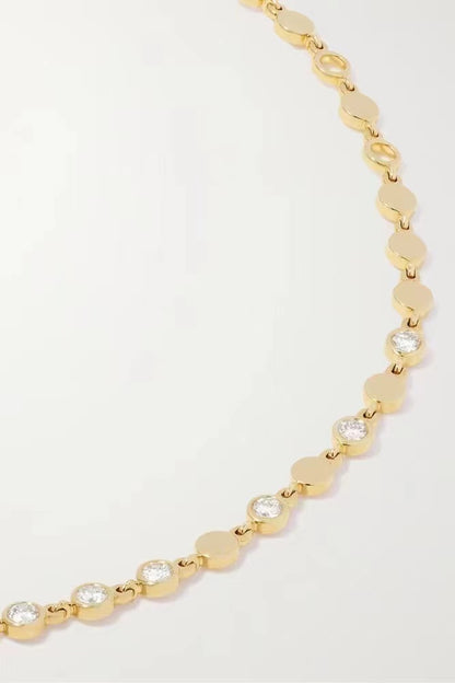MSK-12350 small blister encrusted small round cake bracelet