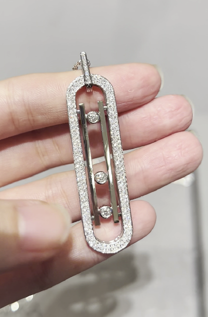MSK-07228 activity full diamond pendant, activity series, full diamond