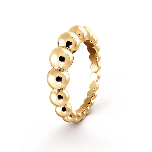 VCARO5M000 large and small beads ring 53#