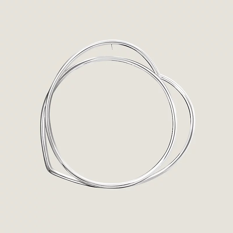 AMS-H119522B linear light gold heart shape 60mm