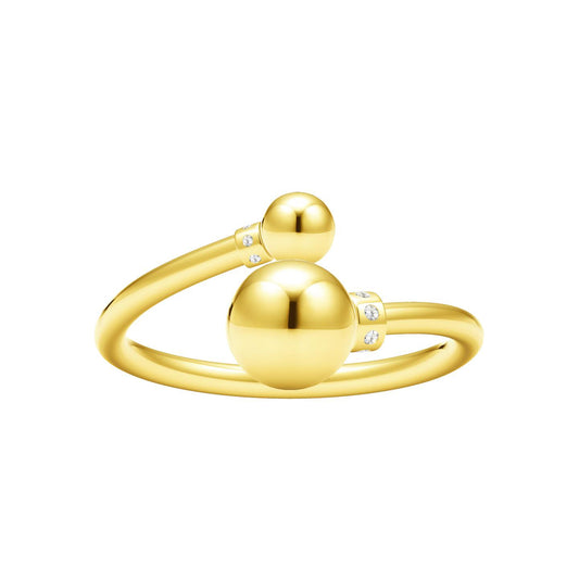 TIF-1681631 ball round bead twist arm ring
