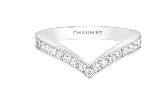 SM-083517V-shaped half diamond ring