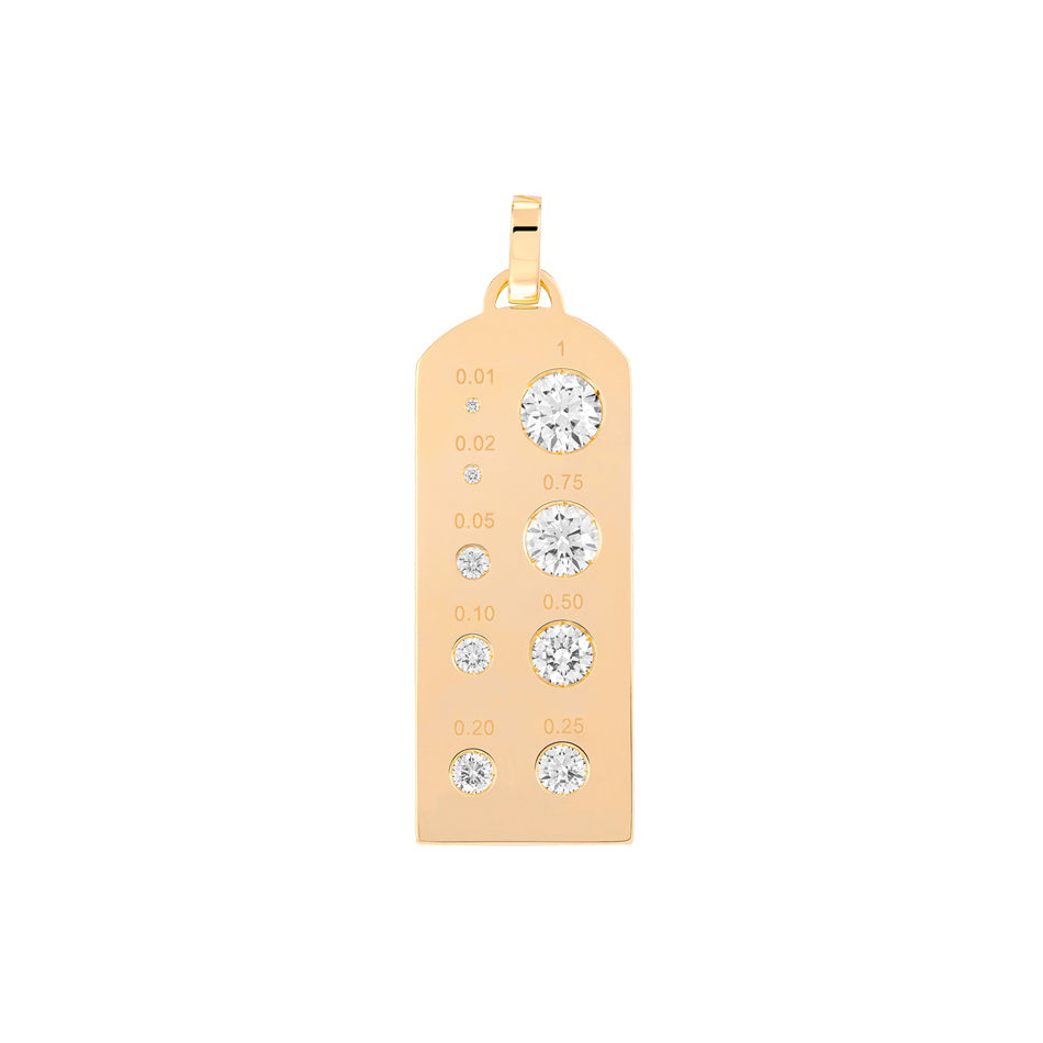 FLD-3B0277 Extra large square hang tag