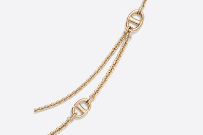 DIOR-N2015WOMMT light gold CD necklace