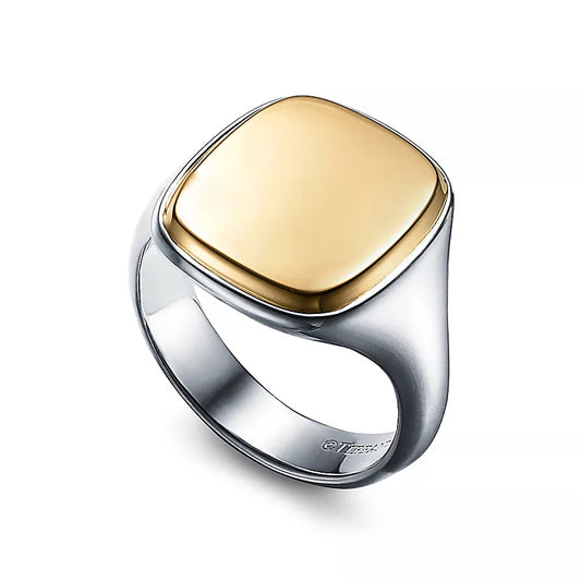 TIF-63452637 Seal gold men’s ring