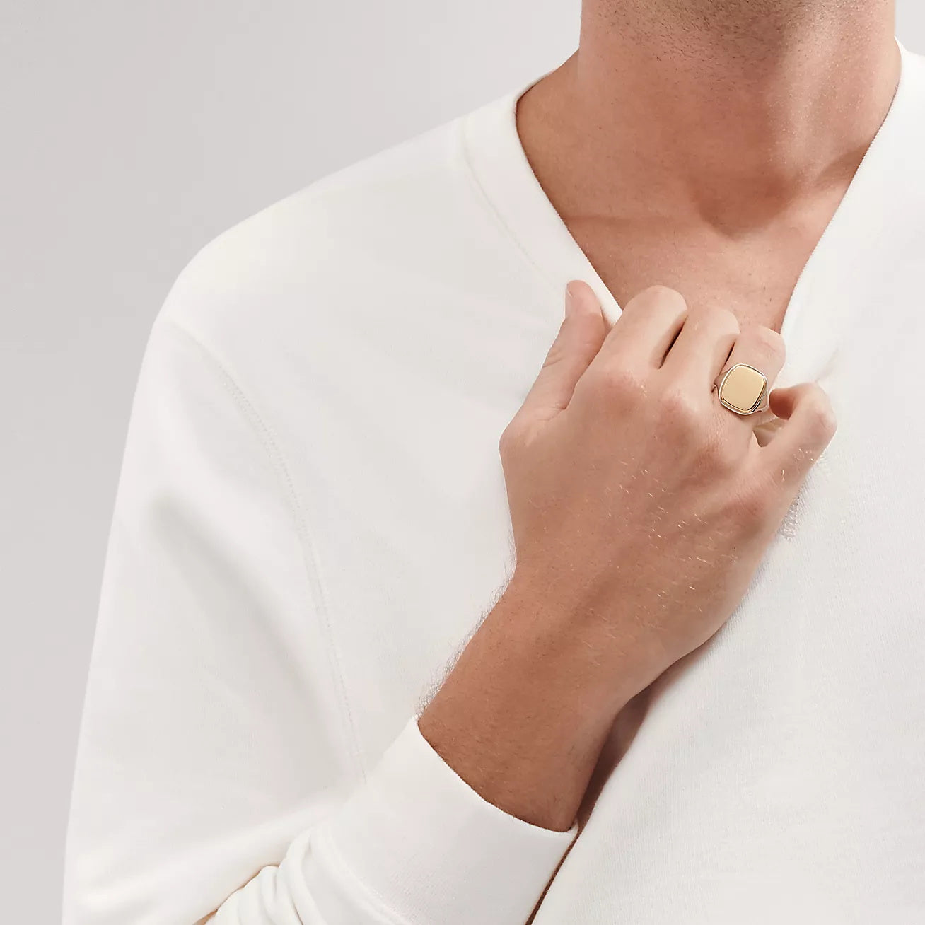 TIF-63452637 Seal gold men’s ring