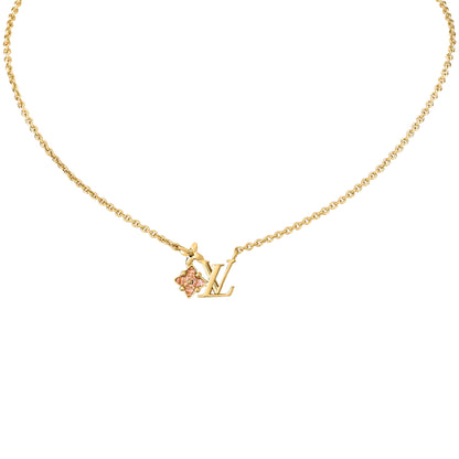 LV-M00783新款梅花搭ＬＯＧＯ栓链吊坠项链