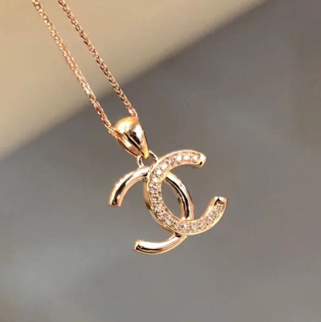 XNE-J56641 15mm double C left and right high and low melon seed buckle pendant