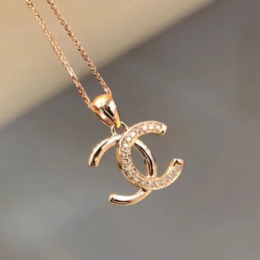 XNE-J56641 15mm double C left and right high and low melon seed buckle pendant