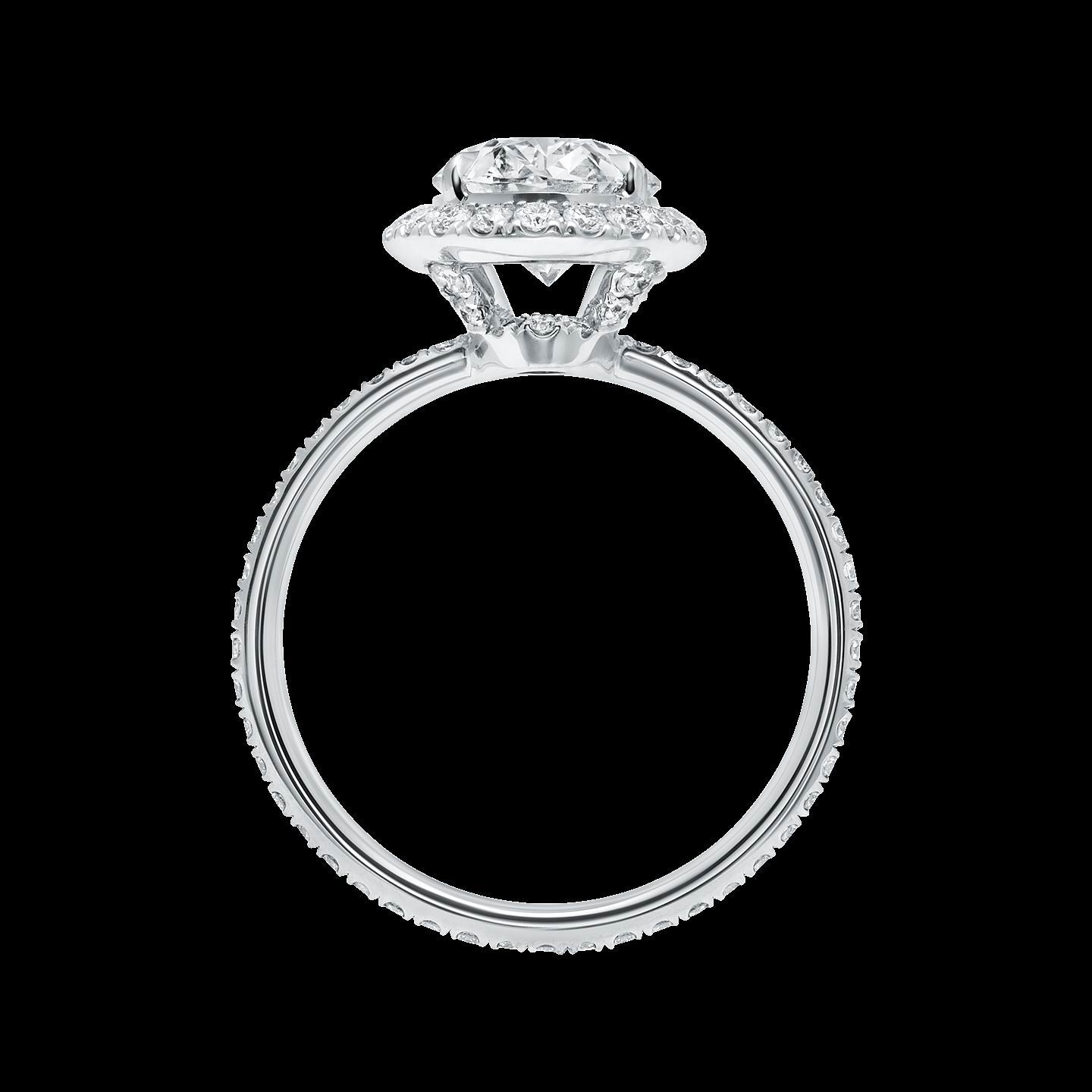 HW-RGDPOV0111MIC egg-shaped diamond four-claw ring