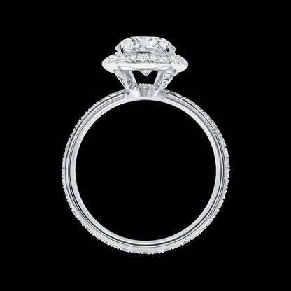 HW-RGDPOV0111MIC egg-shaped diamond four-claw ring