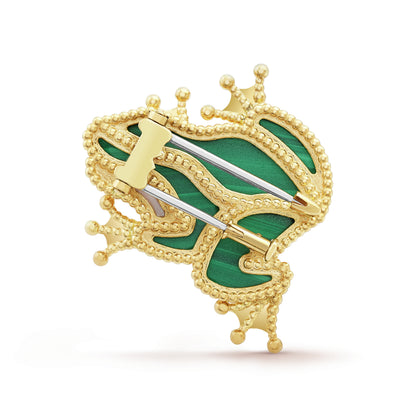 VCARP9RX00 Frog Brooch