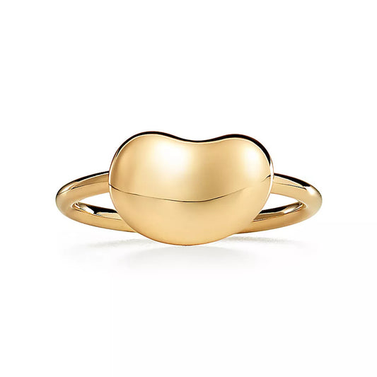 TIF-70880520 light gold bean ring