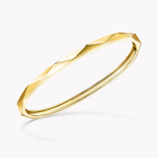 GLF-RGB412 triangular diamond light gold bracelet