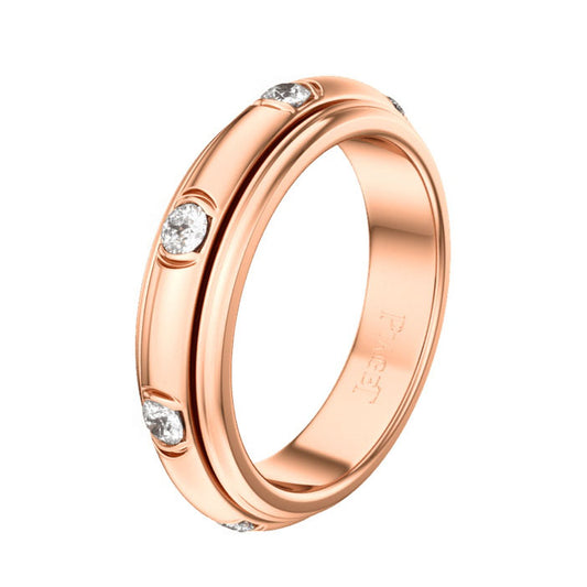 BJ-G34P6C00 eight diamond wave surface rotating ring
