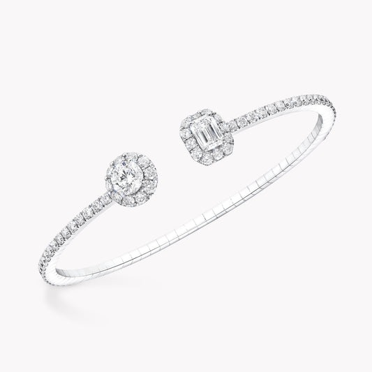 GLF-RGB505 round and emerald cut diamond bracelet