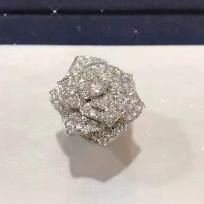 BJ-G34U6600玫瑰花满钻戒指