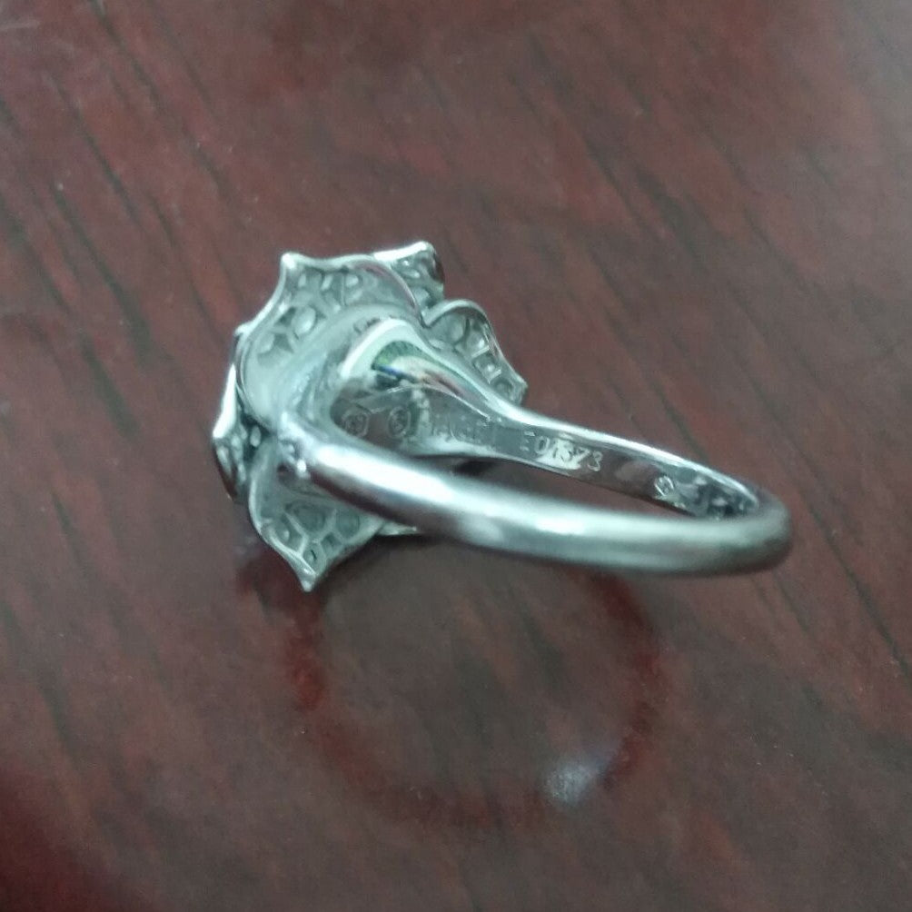 BJ-G34UU900满镶层层花大叶片戒指客版波底款