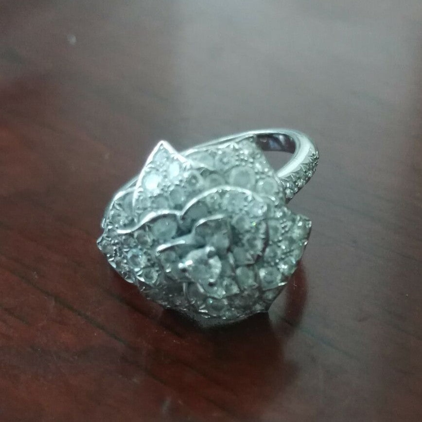 BJ-G34UU900满镶层层花大叶片戒指客版波底款