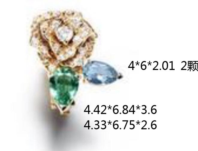 BJ-G38U2710 flower earrings