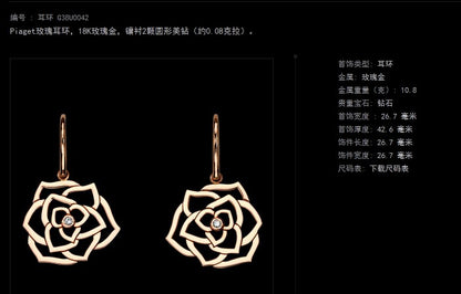 BJ-G38U0042丝带花耳环