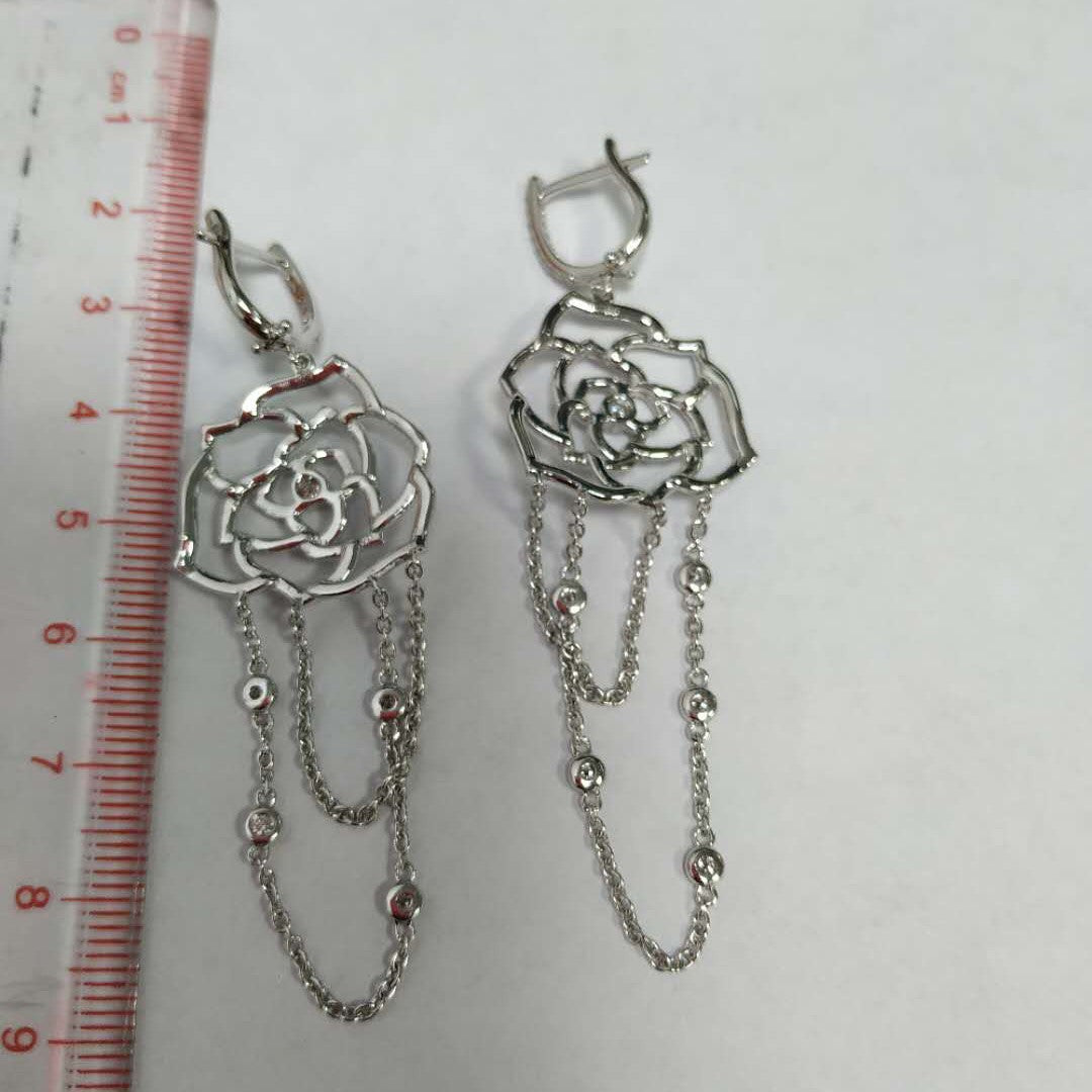 BJ-G38U4686丝带花耳环