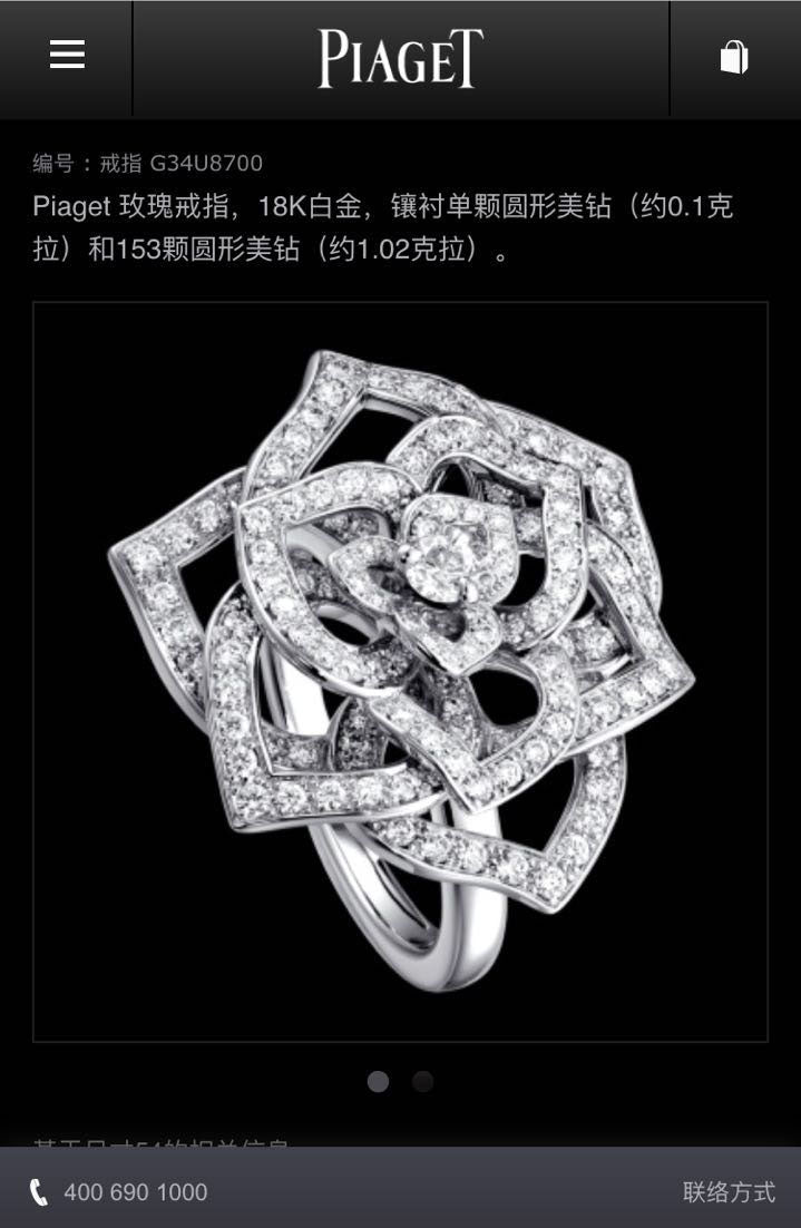 BJ-G34U8700镶石丝带花戒