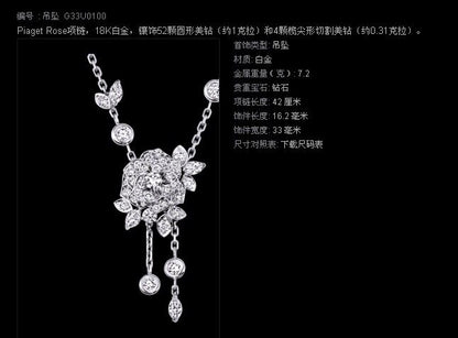 BJ-G33U0100满镶花项链