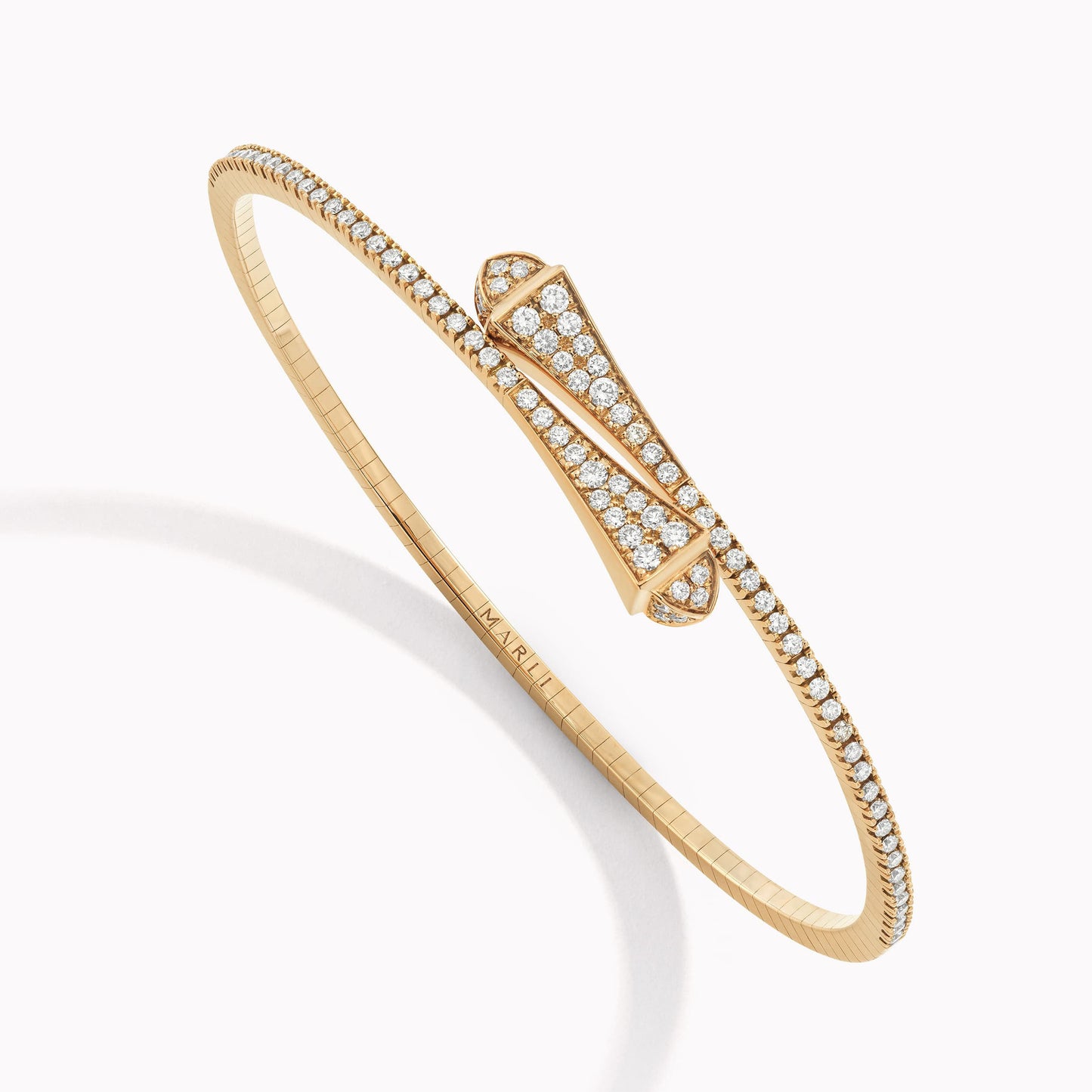 MR-CLEO-B10 full diamond hammer bracelet