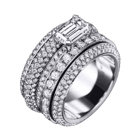 BJ-G34A6600 five-circle diamond rotating ring
