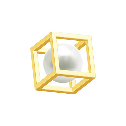TSQ-009 cube square frame pendant