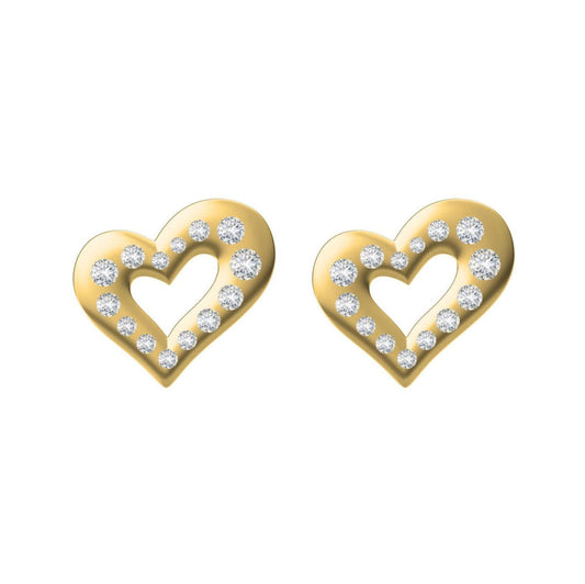 BJ-G33E1717 heart-shaped earrings