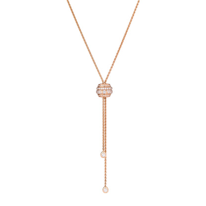 BJ-G33P0097 five-ring diamond pendant