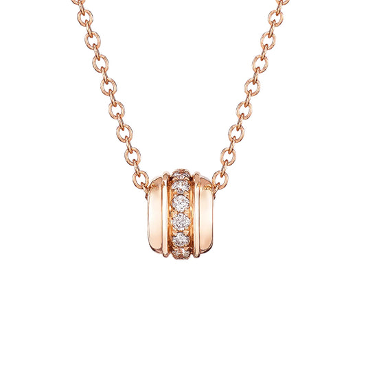 BJ-G33P0091 one circle diamond pendant