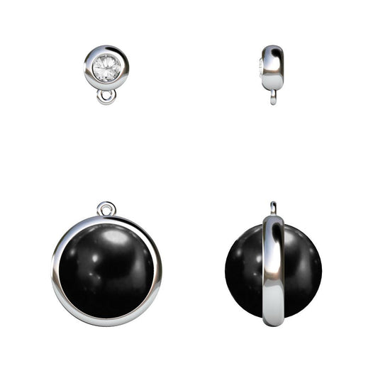 BJ-G38PV701 Time Comes Agate Earrings