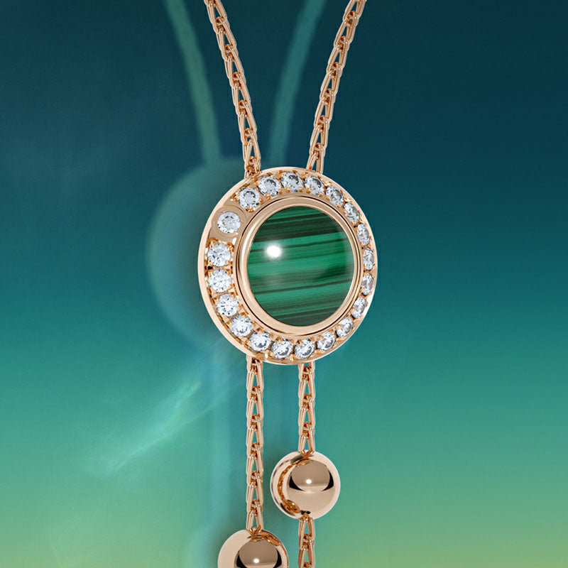 BJ-G33PE300 rotating ball large bead necklace