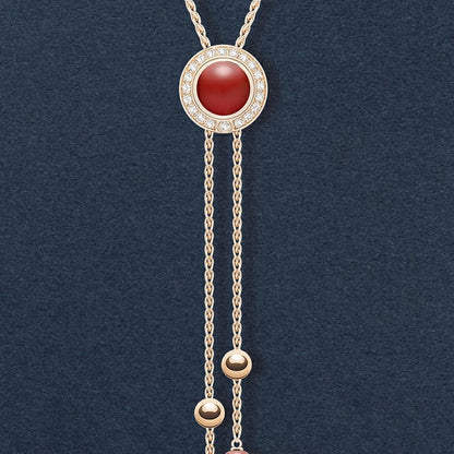 BJ-G33PE300 rotating ball large bead necklace