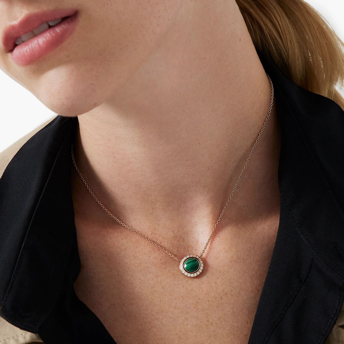 BJ-G33PD300 Flip Semicircular Ball Tie Chain Pendant
